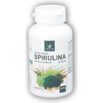 Allnature Spirulina bylinný extrakt 60 kapsúl