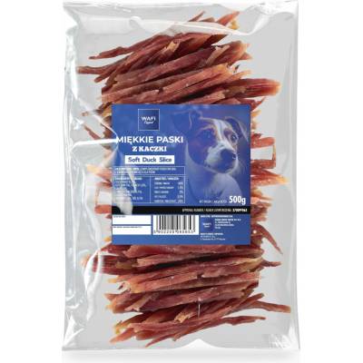 Wafi Pamlsky pro psy měkké proužky z kachny 500 g