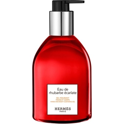 HERMÈS Le Bain Eau de rhubarbe écarlate čistiaci gél na ruky a telo 300 ml