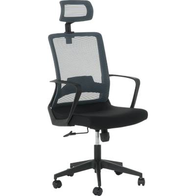 Президентски офис стол Carmen 7562 - черно - сиво (3520382_3)