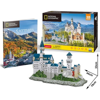 CubicFun 3D puzzle National Geographic Neuschwanstein 121 ks