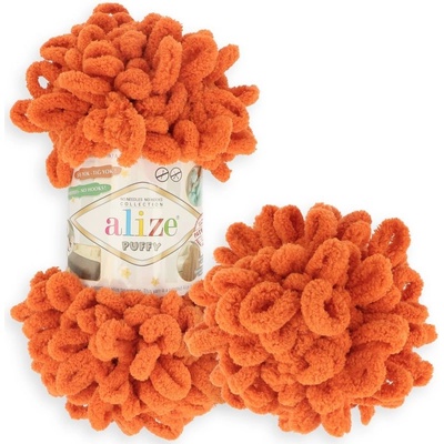 Alize Puffy 06 mrkvovo oranžová