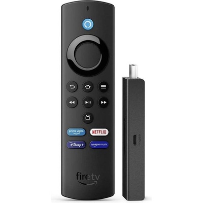 Amazon Мултимедиен плеър Amazon Fire TV Stick Lite, Alexa Voice Remote, Черен (B091G3WT74)