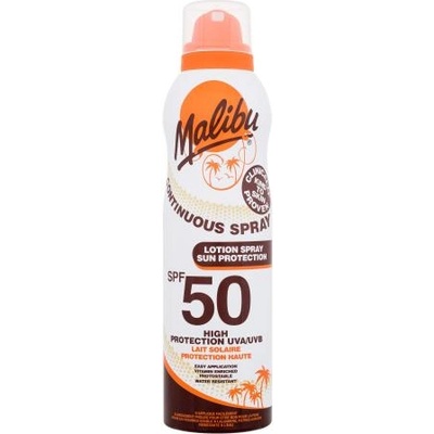 Malibu Lotion Spray Aerosol SPF50 водоустойчива слънцезащитна мъгла 175 ml
