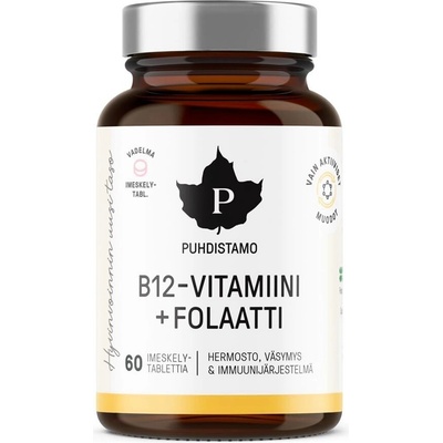 Puhdistamo Quatrefolic Vitamin B12 s folátem 60 pastilek