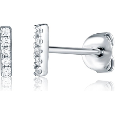 JVD Strieborné náušnice Tyčinky so zirkónmi SVLE3004X61BI00