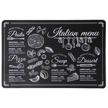 Image 1 of Horecano HORECANO-Подложка за хранене CHALKBOARD ITALIAN MENU 43, 5 x 28, 5 cm (PPCO-27179) (0124450)