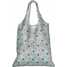 VETRO-PLUS Taška nákupná skladacia PU 59 x 37 cm, dekor hviezdičky