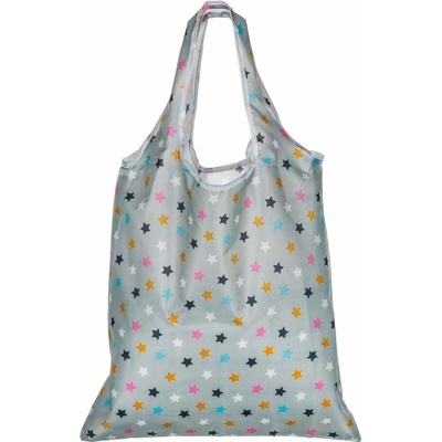 VETRO-PLUS Taška nákupná skladacia PU 59 x 37 cm, dekor hviezdičky