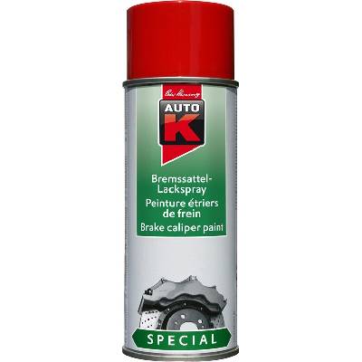 Barva na brzdové díly Auto K 1233074, červená, 400 ml