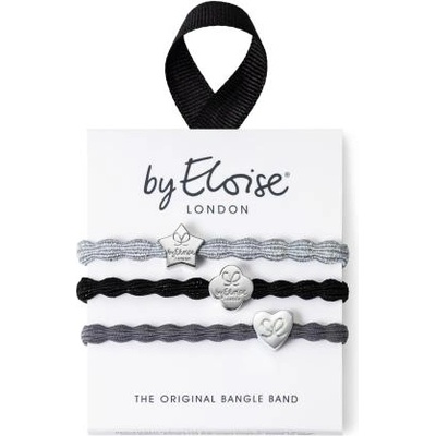 By Eloise London Set Stylish Silver комплект ластици за коса
