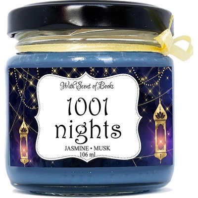 With Scent of Books Ароматна свещ - 1001 nights, 106 ml (1001N_106)