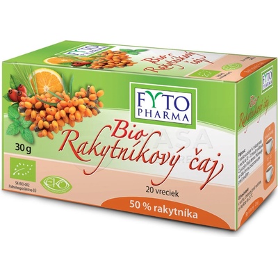 Fytopharma Rakytníkový čaj Bio 20 x 1,5 g