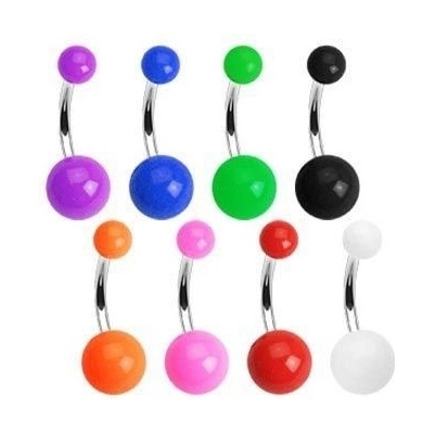 Šperky4U piercing do pupíku banánek BA01027-B