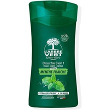 L'ARBRE VERT sprchový gel 3v1 MÁTA 250ml