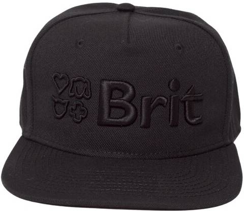 Brit snapback Černá