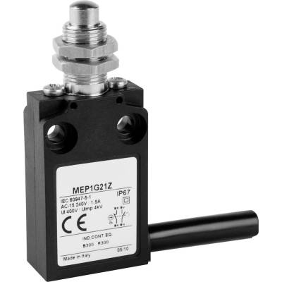 Panasonic MEP1G21Z MEP1G21Z koncový spínač 24 V 5 A zdvihátko se závitem IP67 1 ks