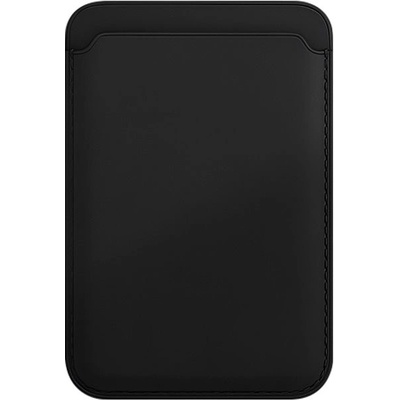 AlzaGuard Genuine Leather Wallet Compatible with Magsafe AGD-GLMW1B čierna