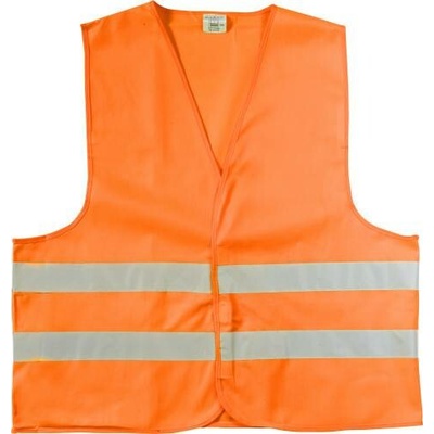 Reflexná vesta polyester oranžová