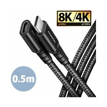 AXAGON USB-C USB Cable - USB-C 0.5 m Black (BUCM32-CF05AB)