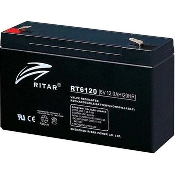 Ritar Оловна батерия RITAR, (RT6120) AGM, 6V, 12Ah, 150 -50 -93 mm, Терминал1 (RITAR-RT6120)