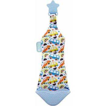 Image 1 of BabyJem Вратовръзка с гризалка BabyJem - Колички (750)