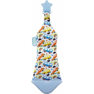 BabyJem Вратовръзка с гризалка BabyJem - Колички (750)