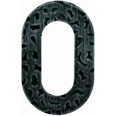 LR - DOMOVÁ ČÍSLICA "0" - 120 mm CIK - čierna kovaná | MP-KOVANIA.sk
