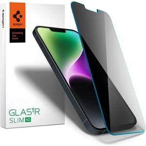 Spigen Anti-Spy Стъклен Протектор за iPhone 14, Spigen Privacy Glass, Прозрачен (AGL03393)