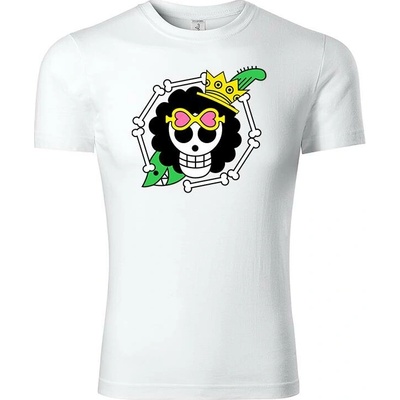 One Piece tričko Brook bílá