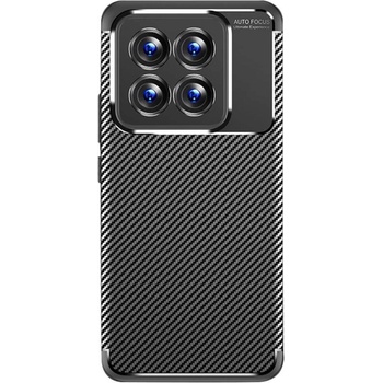 GKK Силиконов Калъф за Xiaomi 14, New Carbon Case, Черен (5906601619561)