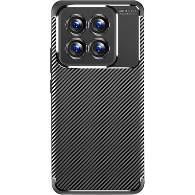 GKK Силиконов Калъф за Xiaomi 14, New Carbon Case, Черен (5906601619561)