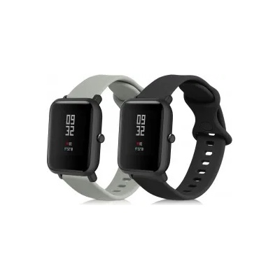 kwmobile 2x Гривна за Xiaomi Amazfit Bip / Bip Lite - сив