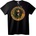 NOONEBRAND Тениска Растафарски Пиратски Череп - 2XL, Black