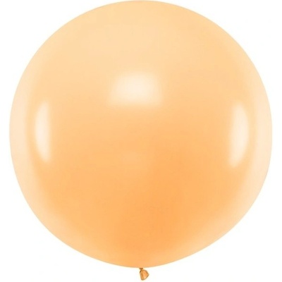 PartyDeco BALÓN 1m pastelový světle broskvový
