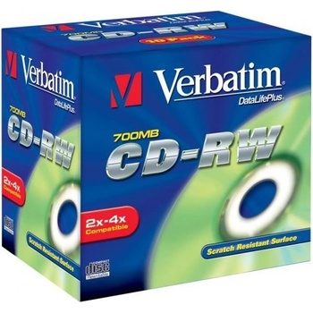 Verbatim CD-RW 700MB 12x, 10ks