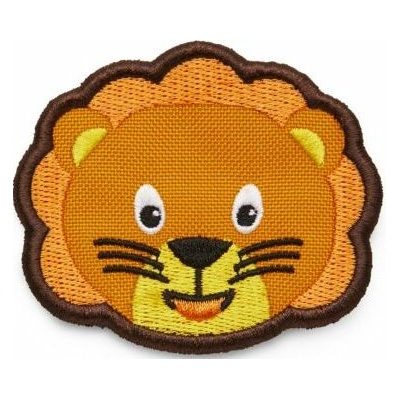 Affenzahn Velcro badge detský odznak na suchý zips lion