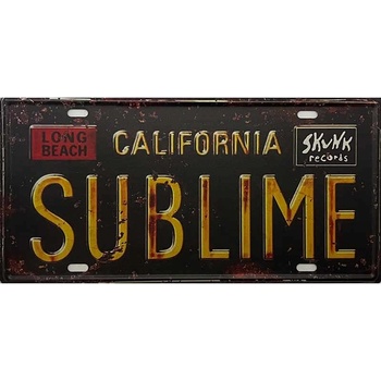 Ceduľa California Sublime