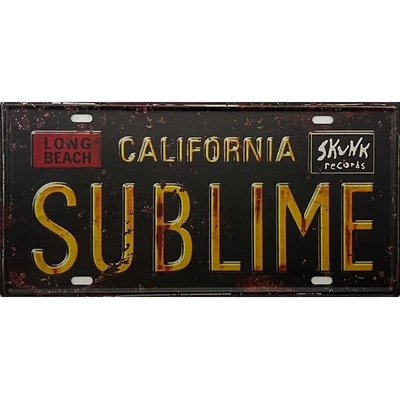 Ceduľa California Sublime