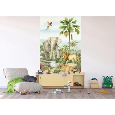 Ag Design FTD2P-5607 Dětská vliesová fototapeta na zed' Zvířata Divočiny, rozměry 150 x 270 cm