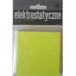 Ziemia Obiecana Electrostatic Notes 75x75mm 100K Yellow
