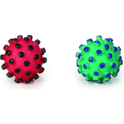 Beeztees lopta s bodlinami malý plast 6 cm