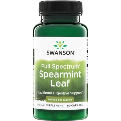 Swanson Máta Spearmint 400 mg 60 kapslí