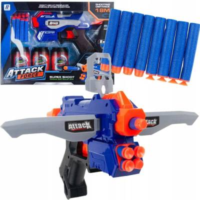 PISTOLE NERF SE SADOU NÁBOJŮ RAKETOMET ŠIPEK