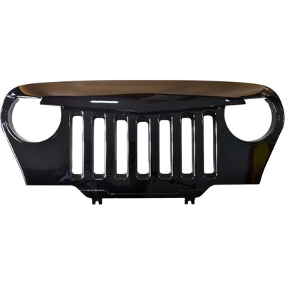 Kryt mriežky, Čierna, Lesklý, Lakované, Angry serie, Jeep Wrangler TJ