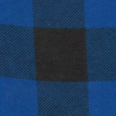 Bavlněná flanelová látka Kostka Modrá 4x4 cm