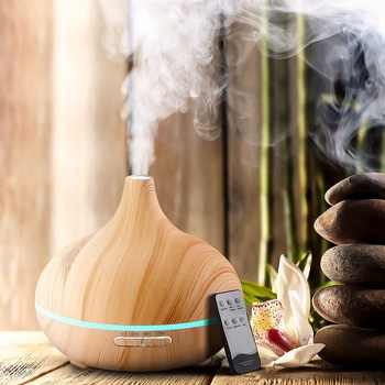 Aromacare Zen light ultrazvukový aroma difuzér světlé dřevoTA-038-LW 300 ml