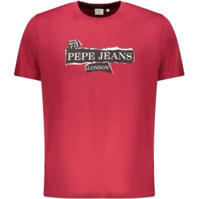 Pepe Jeans Мъжка тениска с къс ръкав pepe jeans, Размер m, Цвят Червено (pm5010175griffintee_ro287)