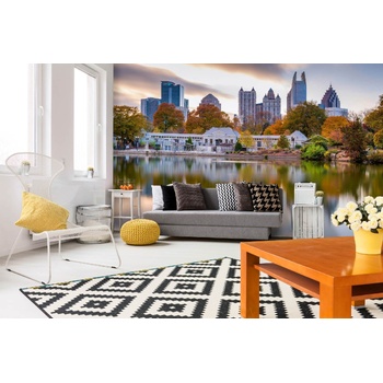 DIMEX ART s. r. o Самозалепваща се флизелинова фототапета хоризонт на атланта 375 x 250 см