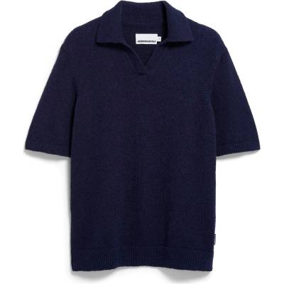 Armedangels Мъжка поло тениска ARMEDANGELS Boucle Knit Polo shirt - Night Sky (216-8453-0112)